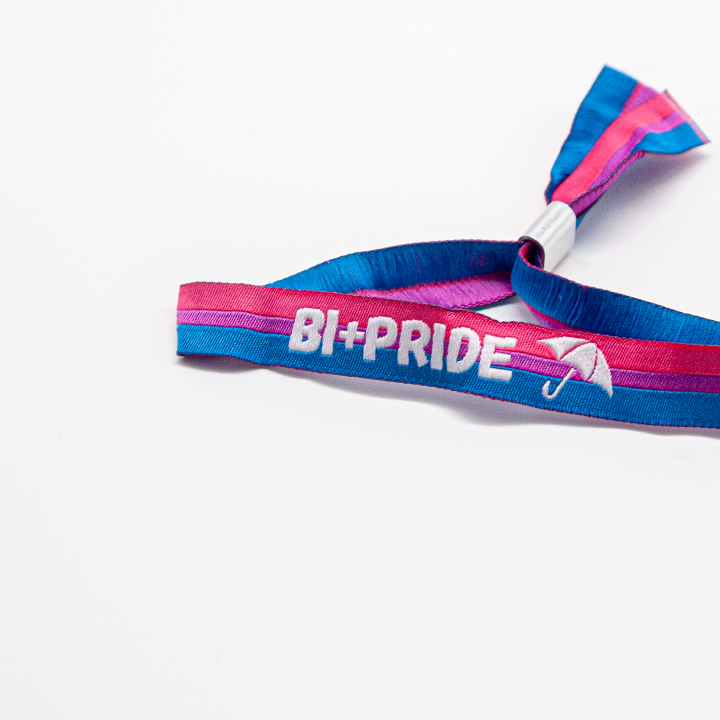 "Bi+ Pride" Armbändchen mit Bi-Pride-Flag