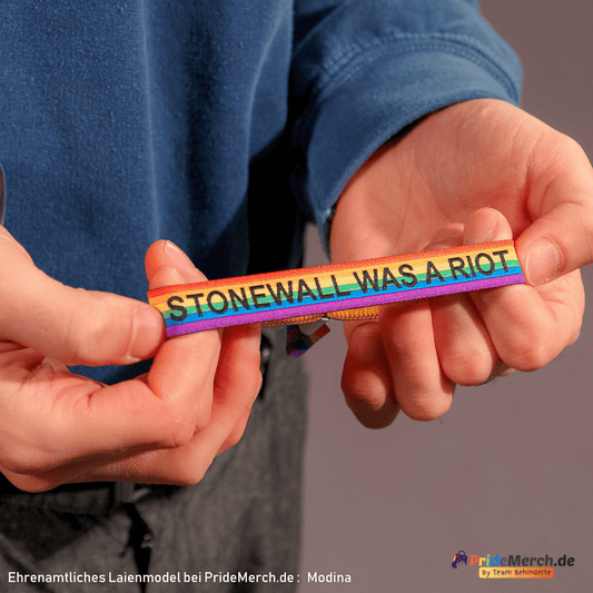 "Stonewall was a Riot" Armbändchen