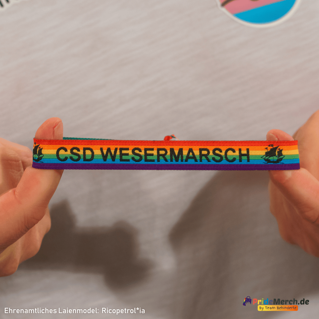 CSD Wesermarsch Armbändchen